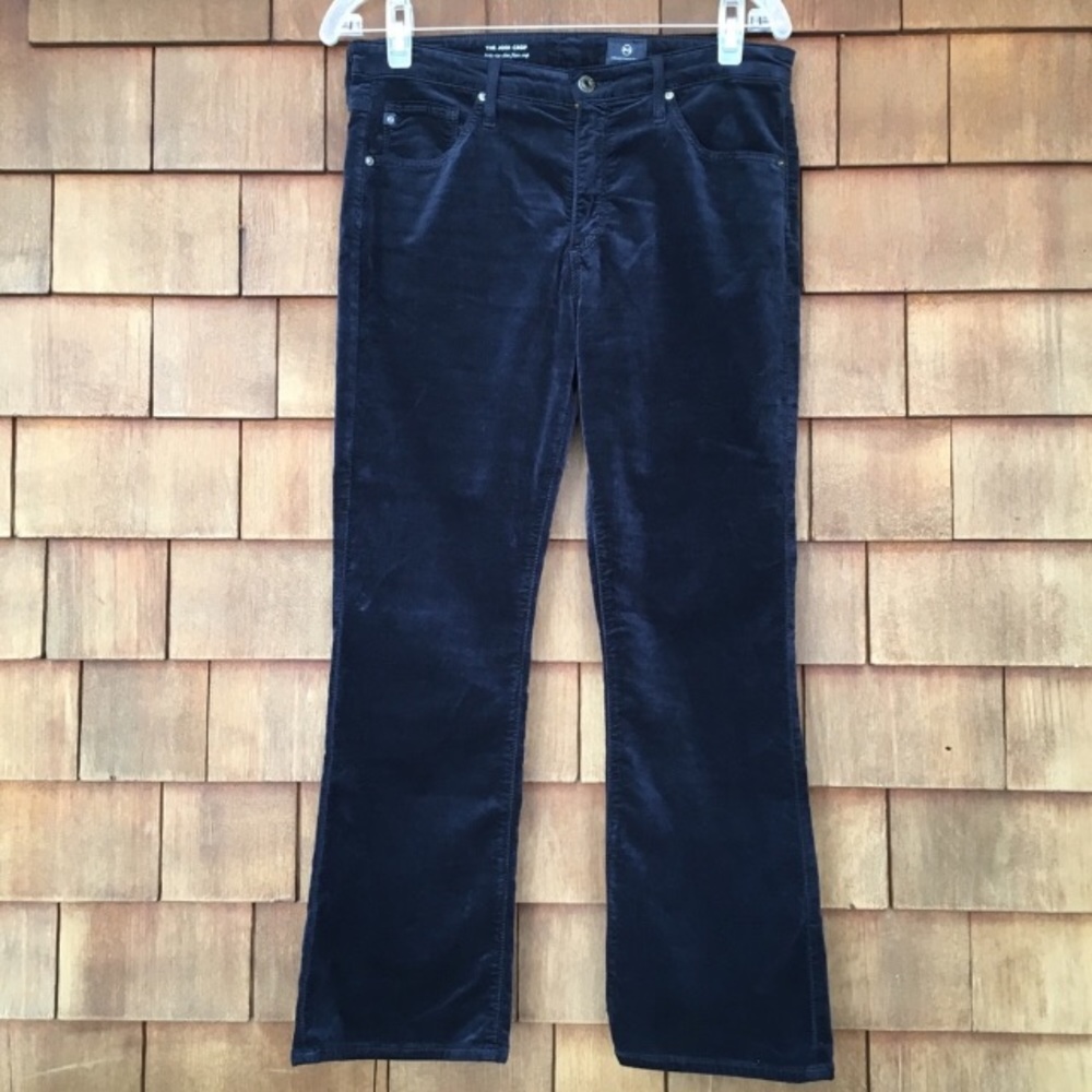 AG The Jodi Crop Flare Velveteen High-Rise Slim 30